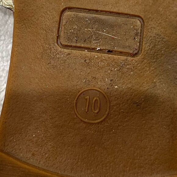 Simply Southern Leather Flat‎ Flip Flop Sandals Multicolor Floral Print Size 10 - Picture 5 of 5